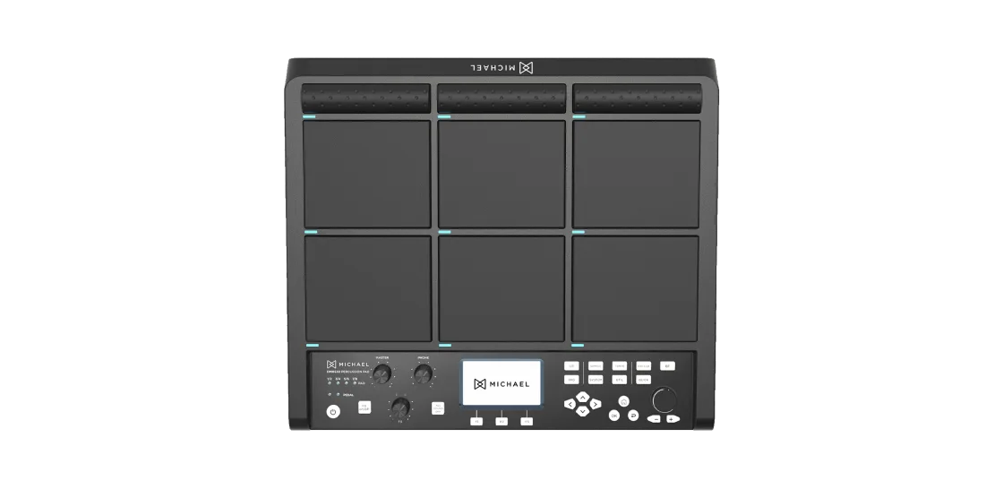 Michael Pad DMX630, percussion pad eletrônico com 9 pads sensíveis